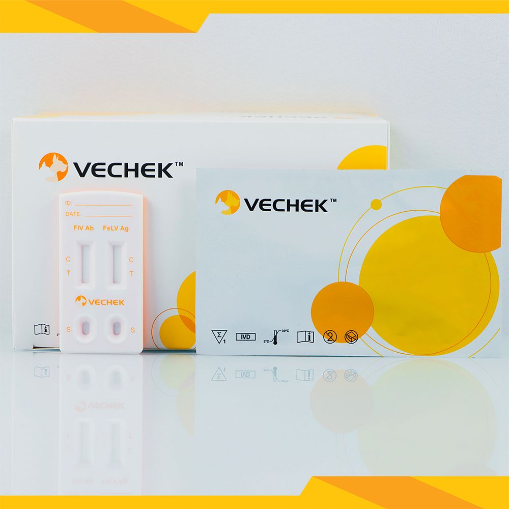 Экспресс-тест для выявления антител против вируса иммун и антигена вируса лейкемии кошек, VIIE-425