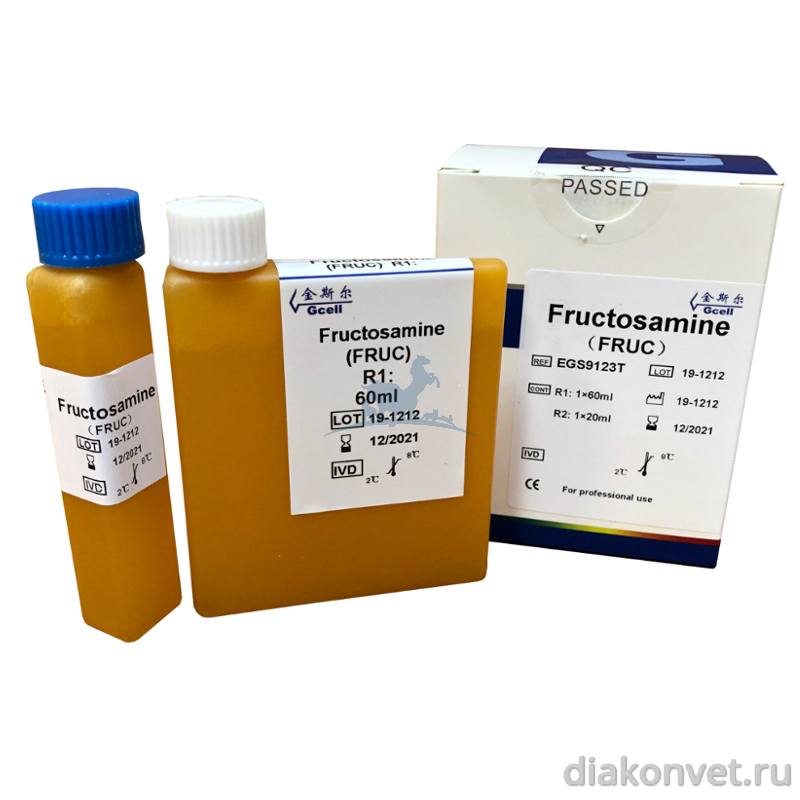 ФРУКТОЗАМИН (FRUC) 80 мл (R1:1x60 мл, R2:1x20 мл) без калибратора, ЕGS9123T