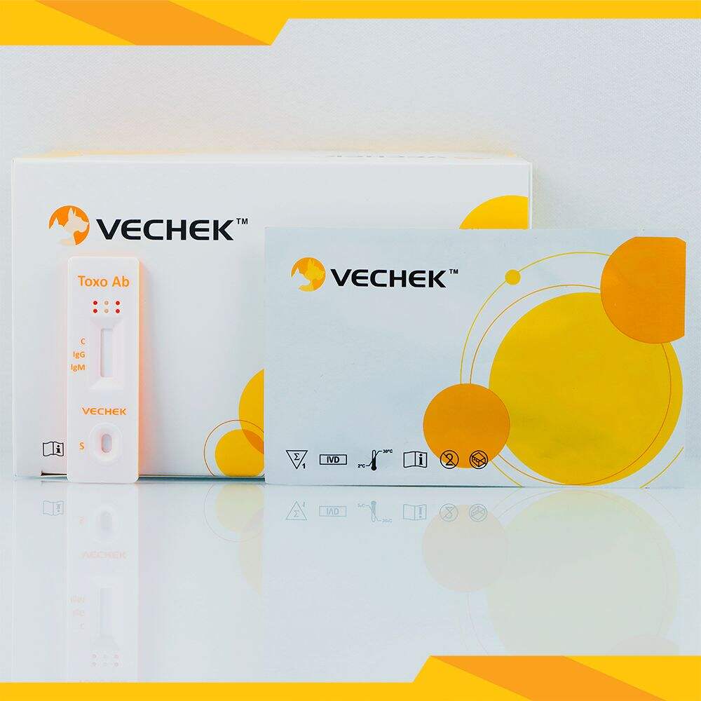 Экспресс-тест для выявления антител Toxoplasma gondii (Toxoplasma IgG/IgM Ab Test),10шт/уп,VITGM-402