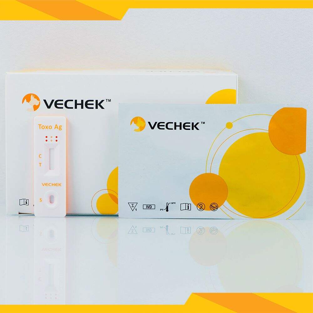 Экспресс-тест для выявления антигена Toxoplasma gondii (Toxoplasma Ag Test),10 шт./уп.,VITO-602