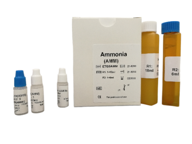 АММИАК (Ammonia) 80 мл (R1: 1×60 мл, R2: 1×20мл), без контроля и калибратора, EGSAMM