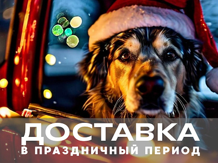 Доставка в праздничный период.