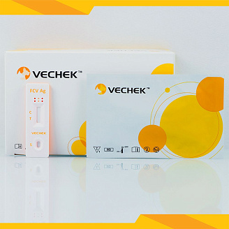 Экспресс-тест для выявления антигена калицивируса кошек (Feline CalicivirusAg Test), VIFC-502