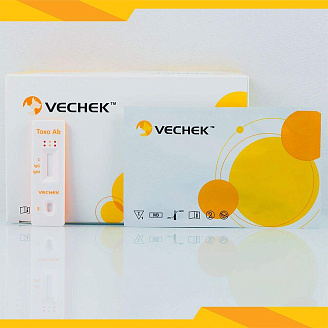 Экспресс-тест для выявления антител Toxoplasma gondii (Toxoplasma IgG/IgM Ab Test), шт.