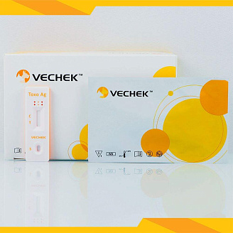 Экспресс-тест для выявления антигена Toxoplasma gondii (Toxoplasma Ag Test),10 шт./уп.,VITO-602