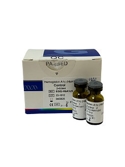 Контрольный материал для определения ГЛИКОЗИЛИРОВАННОГО ГЕМОГЛОБИНА (HbA1c) (2*0,5 мл), ЕGQ-HbA1c9